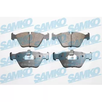 Jeu de 4 plaquettes de frein avant SAMKO OEM 34111163953