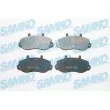 Jeu de 4 plaquettes de frein avant SAMKO [5SP663]