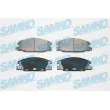 Jeu de 4 plaquettes de frein avant SAMKO [5SP685]