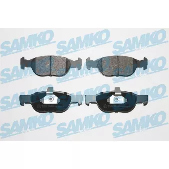 Jeu de 4 plaquettes de frein avant SAMKO OEM 71752982