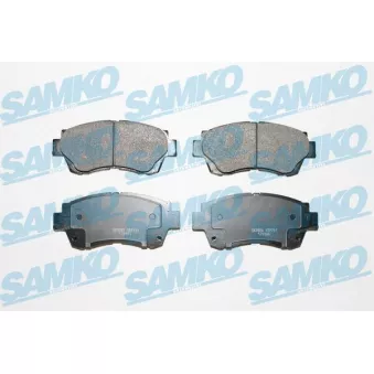 Jeu de 4 plaquettes de frein avant SAMKO OEM 044912B030