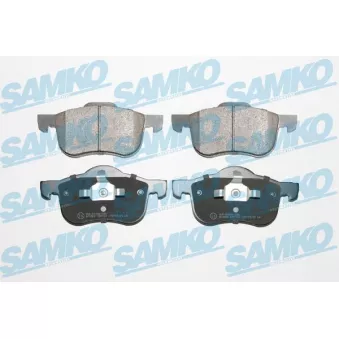 Jeu de 4 plaquettes de frein avant SAMKO OEM 30648386