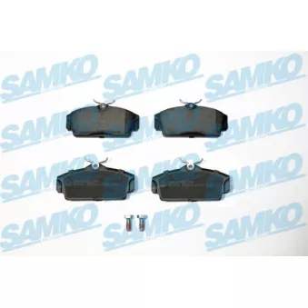 Jeu de 4 plaquettes de frein avant SAMKO OEM 410602F525