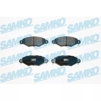SAMKO 5SP708 - Jeu de 4 plaquettes de frein avant