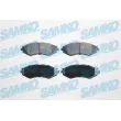 Jeu de 4 plaquettes de frein avant SAMKO [5SP710]