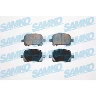 Jeu de 4 plaquettes de frein avant SAMKO OEM 0446533121