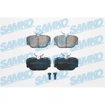 Jeu de 4 plaquettes de frein arrière SAMKO OEM STC3684