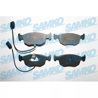 Jeu de 4 plaquettes de frein avant SAMKO OEM 6877835
