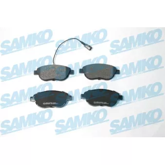 Jeu de 4 plaquettes de frein avant SAMKO OEM 71772222