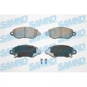 SAMKO 5SP775 - Jeu de 4 plaquettes de frein avant
