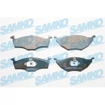 Jeu de 4 plaquettes de frein avant SAMKO OEM 6E0698151