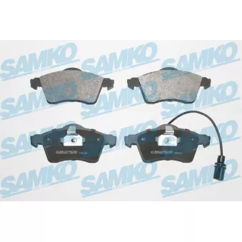 Jeu de 4 plaquettes de frein avant SAMKO OEM 7D0698151D