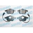 SAMKO 5SP790 - Jeu de 4 plaquettes de frein avant