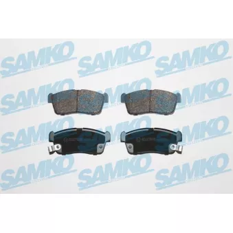 Jeu de 4 plaquettes de frein avant SAMKO OEM 5581076G81