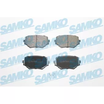 Jeu de 4 plaquettes de frein avant SAMKO OEM 5520065D30