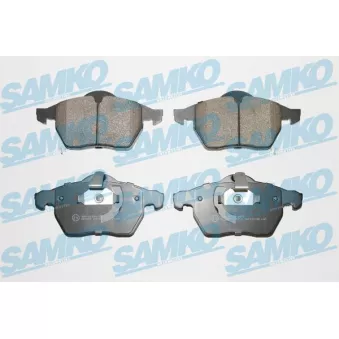Jeu de 4 plaquettes de frein avant SAMKO OEM 93173734