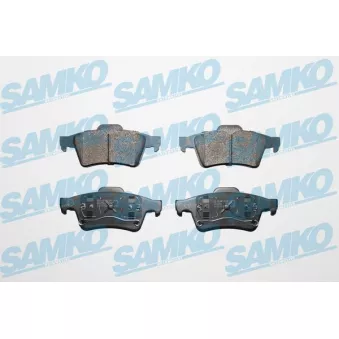 Jeu de 4 plaquettes de frein arrière SAMKO OEM 1605993