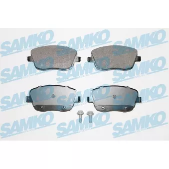 Jeu de 4 plaquettes de frein avant SAMKO OEM 6Q0698151A