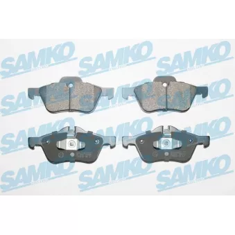 Jeu de 4 plaquettes de frein avant SAMKO OEM 34116761287