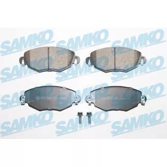 Jeu de 4 plaquettes de frein avant SAMKO OEM 1783849