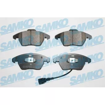 Jeu de 4 plaquettes de frein avant SAMKO 5SP866 pour SKODA OCTAVIA 2.0 TDI 4x4 - 140cv