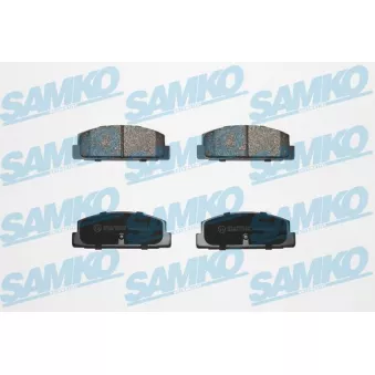 Jeu de 4 plaquettes de frein arrière SAMKO OEM geyt2643z
