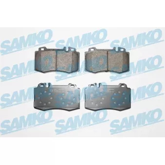 Jeu de 4 plaquettes de frein avant SAMKO OEM A163420062037