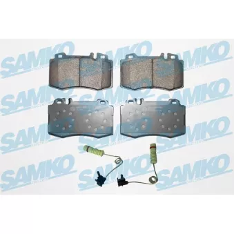 Jeu de 4 plaquettes de frein avant SAMKO 5SP899B pour MERCEDES-BENZ CLASSE M ML 320 - 218cv