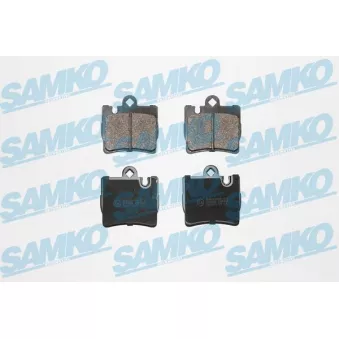 Jeu de 4 plaquettes de frein arrière SAMKO OEM A0034201920