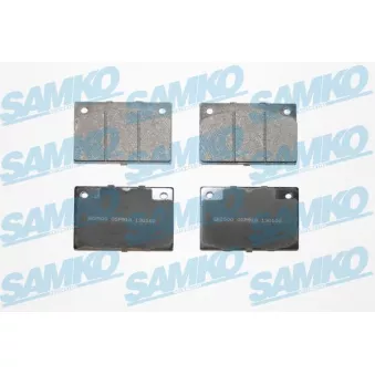SAMKO 5SP918 - Jeu de 4 plaquettes de frein arrière