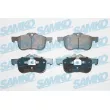 SAMKO 5SP952 - Jeu de 4 plaquettes de frein avant