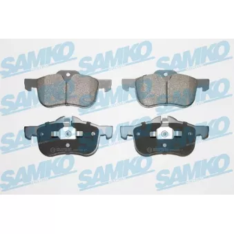 Jeu de 4 plaquettes de frein avant SAMKO 5SP952 pour MG MG 2.0 CDTI - 116cv