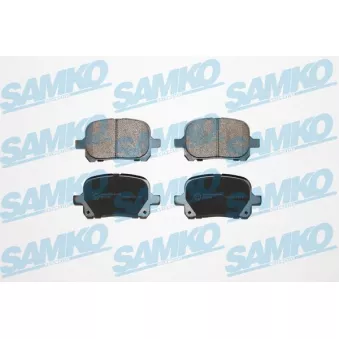 SAMKO 5SP953 - Jeu de 4 plaquettes de frein avant