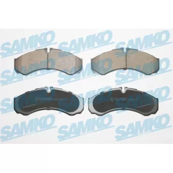 Jeu de 4 plaquettes de frein avant SAMKO 5SP955 pour IVECO DAILY 35 S 11 V.35 C 11 V - 106cv