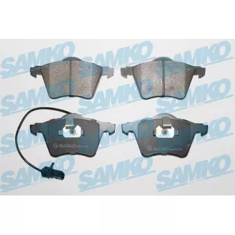 Jeu de 4 plaquettes de frein avant SAMKO OEM 1205695