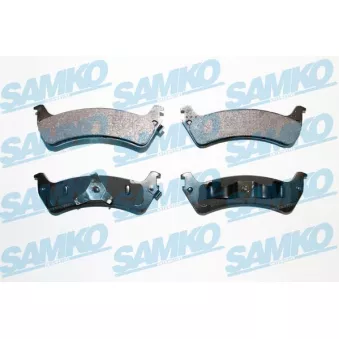 SAMKO 5SP990 - Jeu de 4 plaquettes de frein avant