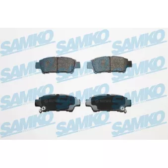Jeu de 4 plaquettes de frein arrière SAMKO 5SP996 pour TOYOTA AVENSIS 2.0 VVT-i - 150cv