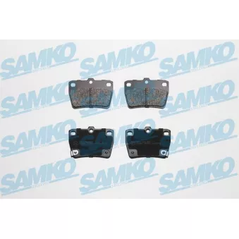 Jeu de 4 plaquettes de frein arrière SAMKO OEM 0446642040