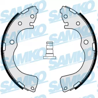 Jeu de mâchoires de frein SAMKO 81024 pour MAZDA MPV 2.0 - 120cv