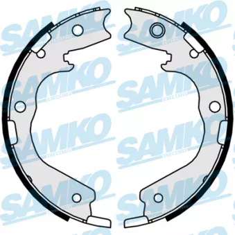 Jeu de mâchoires de frein, frein de stationnement SAMKO 81078 pour ISUZU TROOPER 3.5 V6 24V - 215cv