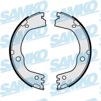 Jeu de mâchoires de frein, frein de stationnement SAMKO 81177 pour HYUNDAI SANTA FÉ CRDi 4x4 - 150cv