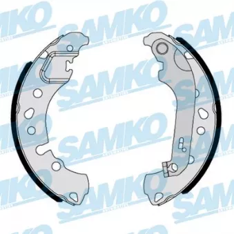 Jeu de mâchoires de frein SAMKO 81193 pour FORD FIESTA 1,0 EcoBoost Flex - 95cv