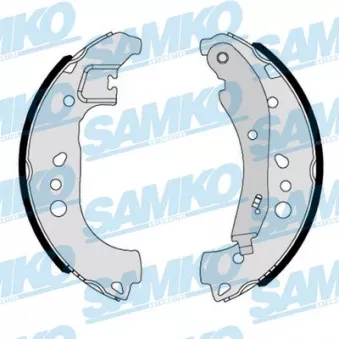 Jeu de mâchoires de frein SAMKO 81197 pour SKODA FABIA 1,0 MPI - 65cv