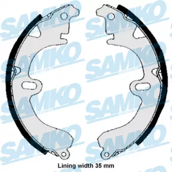 Jeu de mâchoires de frein SAMKO OEM 449712120