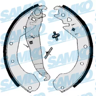 Jeu de mâchoires de frein SAMKO OEM 1605591
