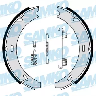 Jeu de mâchoires de frein, frein de stationnement SAMKO 84729 pour MERCEDES-BENZ CLASSE C C 350 4-matic - 272cv