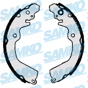 Jeu de mâchoires de frein SAMKO 85245 pour DACIA DOKKER 1.3 - 75cv