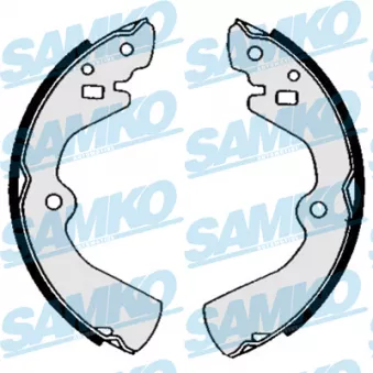 Jeu de mâchoires de frein SAMKO OEM DD06047L25