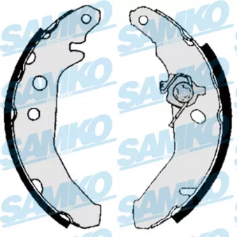 Jeu de mâchoires de frein SAMKO 85740 pour FORD FIESTA 1.6 XR2i - 110cv