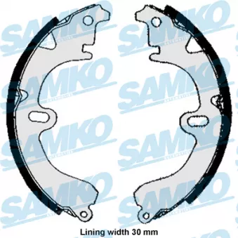 Jeu de mâchoires de frein SAMKO OEM 4762012070